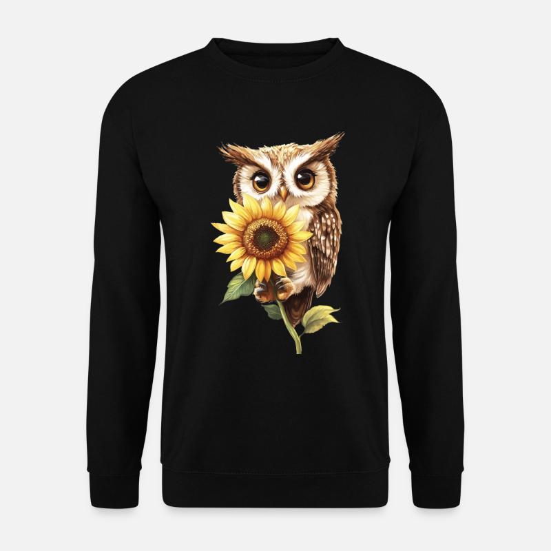 Schneeleopard - Unisex Pullover - Schwarz