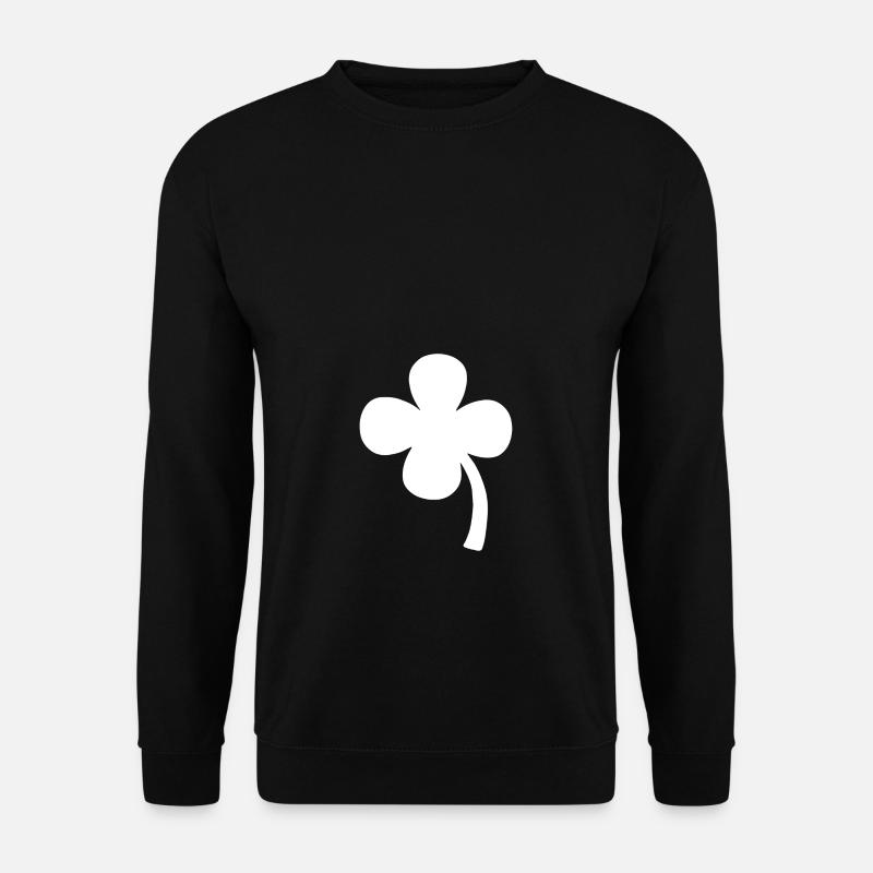 Graphic Clover Leaf - Unisex Pullover - Schwarz