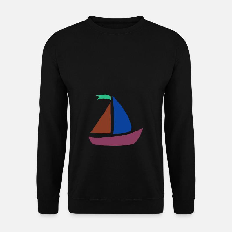 boat - Unisex Pullover - Schwarz