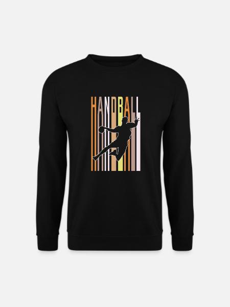 handball retro - Unisex Pullover - Schwarz