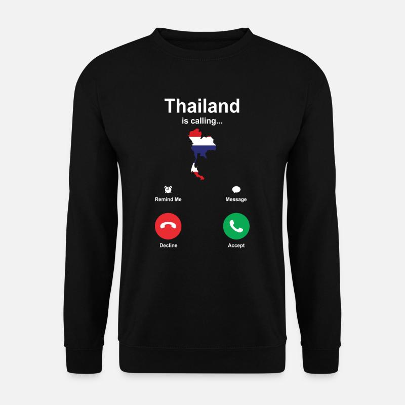 Thailand - Unisex Pullover - Schwarz
