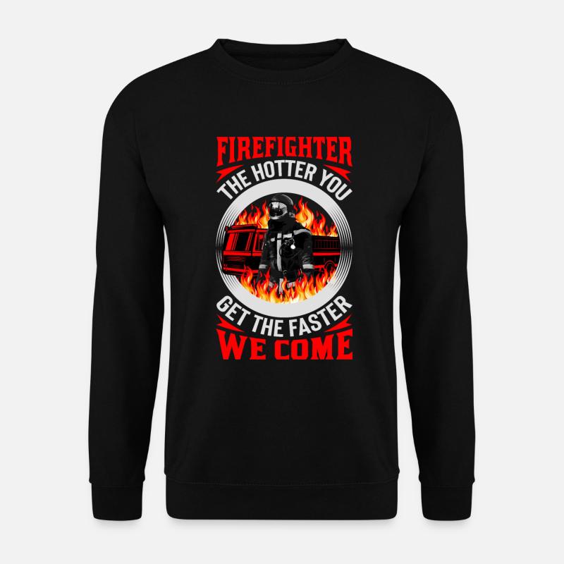 Firefighter Fire Brigade - Unisex Sweatshirt - black