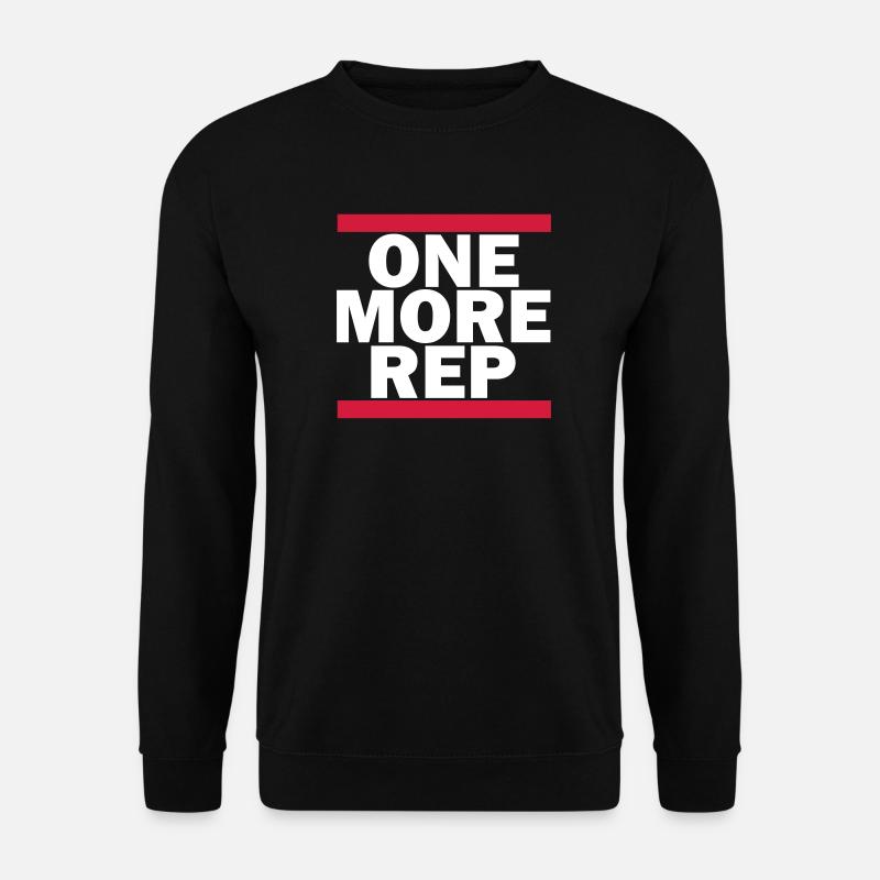 GYM, ONE MORE REPEAT - Unisex Pullover - Schwarz