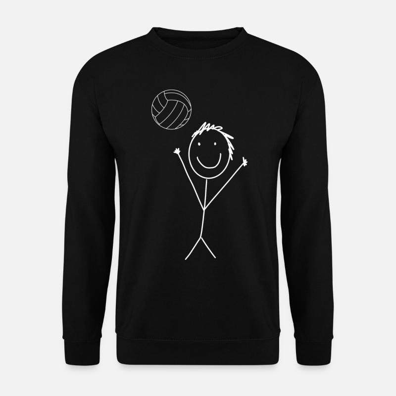Volleyball stick figures - Unisex Sweatshirt - black