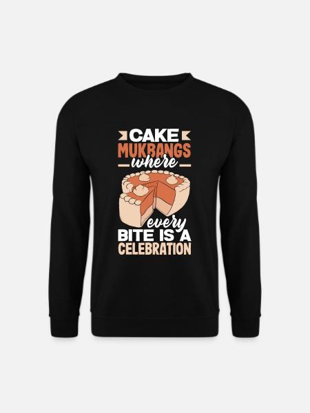 Mukbang and Cake - Unisex Sweatshirt - black