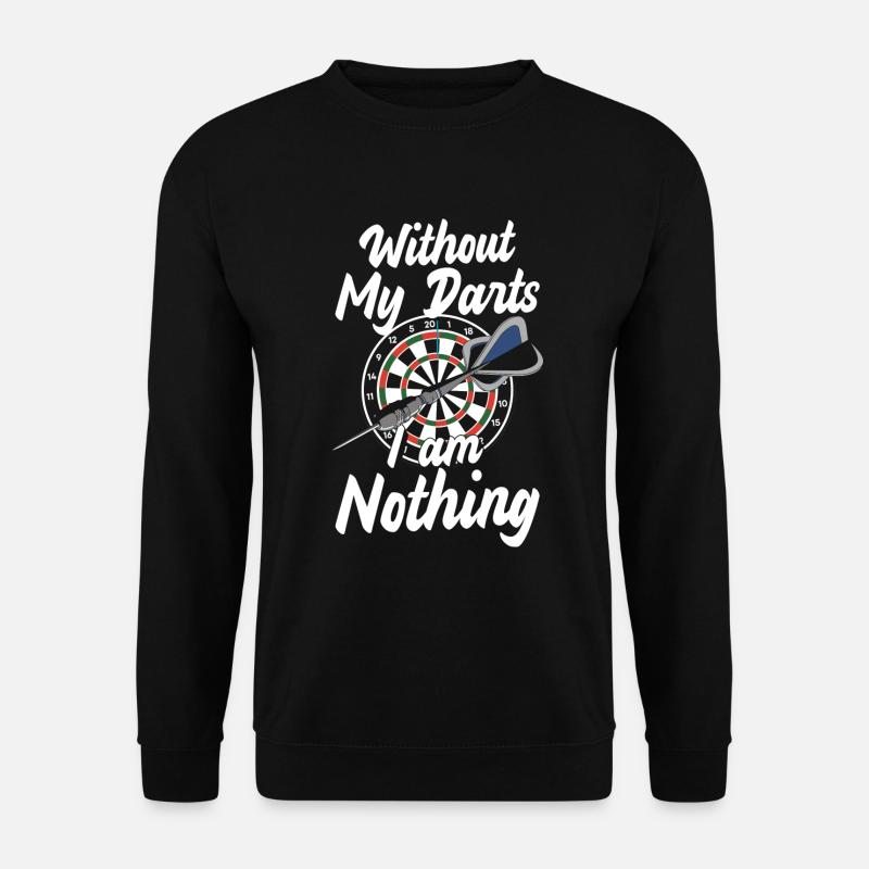 Jeu de fléchettes Jeu Bullseye - Sweat-shirt Unisexe - noir