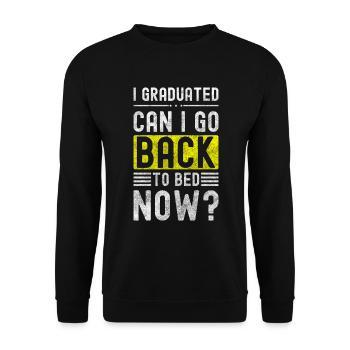 Student College Computer Party - Unisex Sweatshirt - black - Front - Alina (178cm) & Michal (187cm)