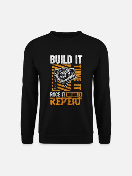 Tuning mechanic classic - Unisex Sweatshirt - black