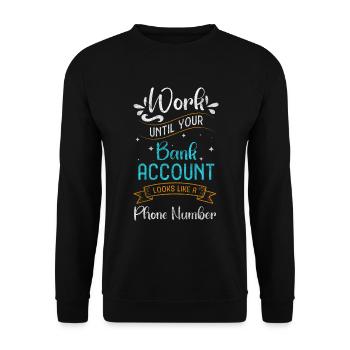 Reich Freiheit Glück - Unisex Pullover - Schwarz - Vorne - Alina (178cm) & Michal (187cm)
