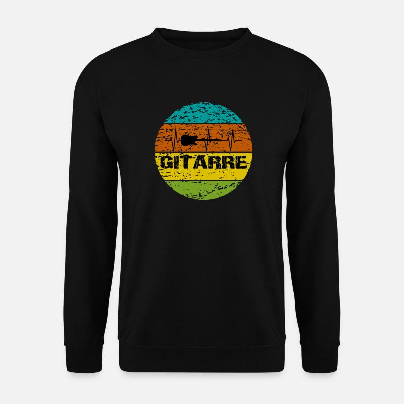 Gitarre - Unisex Pullover - Schwarz