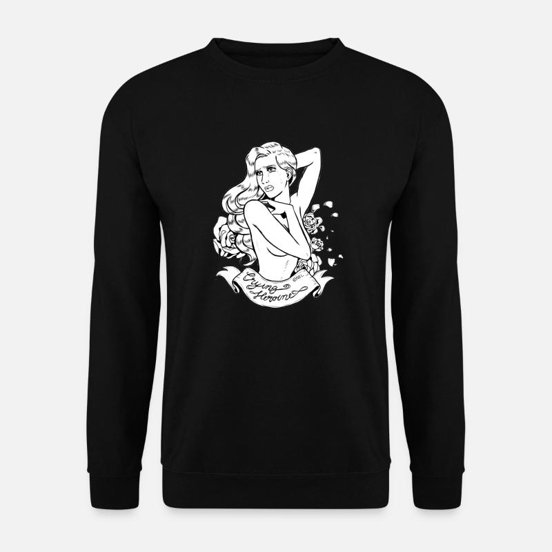 Crying Heroine Black - Unisex Pullover - Schwarz