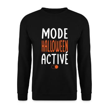 Mode Halloween activé - Idée cadeau - Sweat-shirt Unisexe - noir - Devant - Alina (178cm) & Michal (187cm)