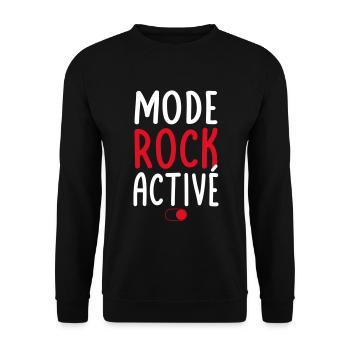 Mode rock activé - Idée cadeau - Sweat-shirt Unisexe - noir - Devant - Alina (178cm) & Michal (187cm)