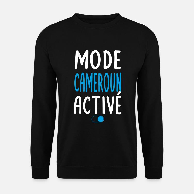 Mode Cameroun Activé - Idée Cadeau - Sweat-shirt Unisexe - noir