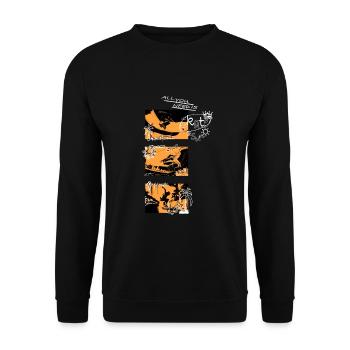 Sk8 LA Californie - Sweat-shirt Unisexe - noir - Devant - Alina (178cm) & Michal (187cm)