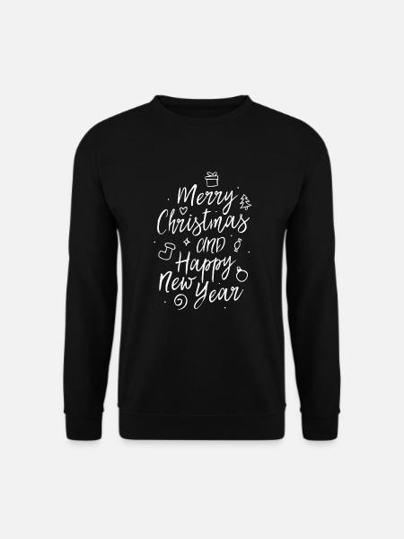 Merry Christmas and a happy new year - Unisex Pullover - Schwarz