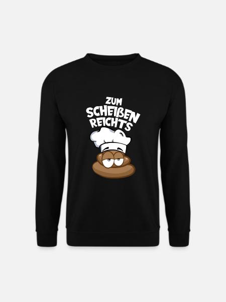 KOCH KOCHEN ZUM SCHEISSEN REICHTS HOBBYKOCH - Unisex Pullover - Schwarz