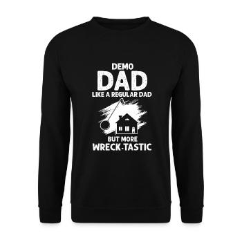 Conception de démolition de maisons et rénovation de maisons - Sweat-shirt Unisexe - noir - Devant - Alina (178cm) & Michal (187cm)