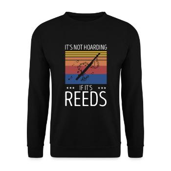 Fagottrohr für Fagottist und Fagottorchester - Unisex Pullover - Schwarz - Vorne - Alina (178cm) & Michal (187cm)