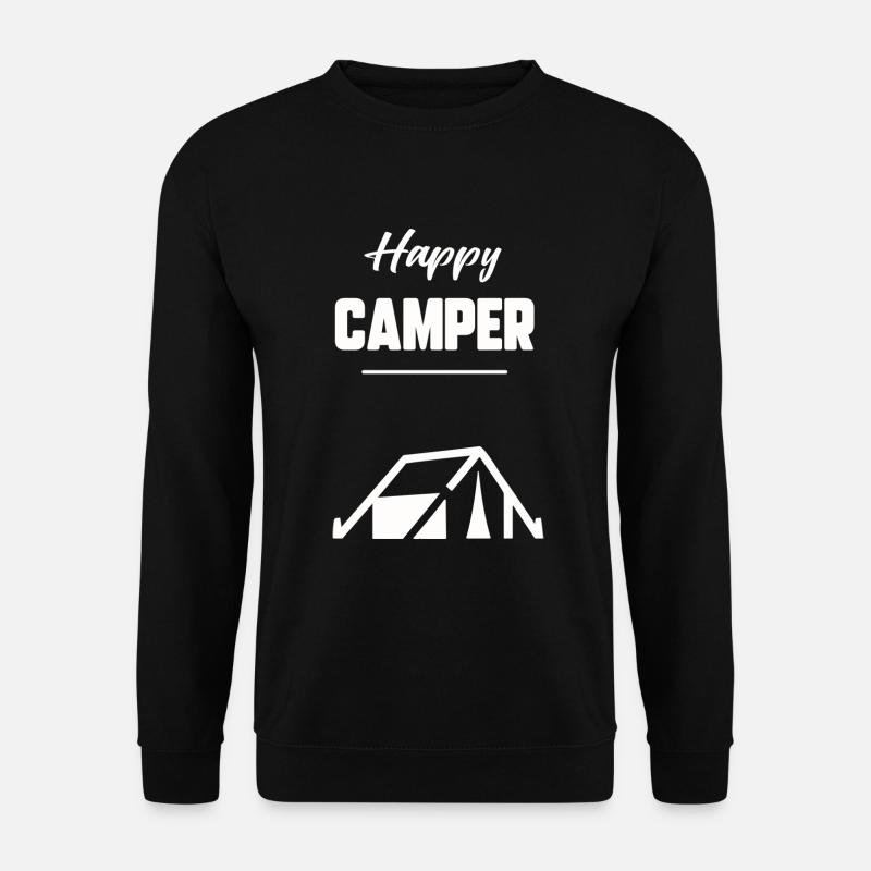 Happy camper - Unisex Sweatshirt - black