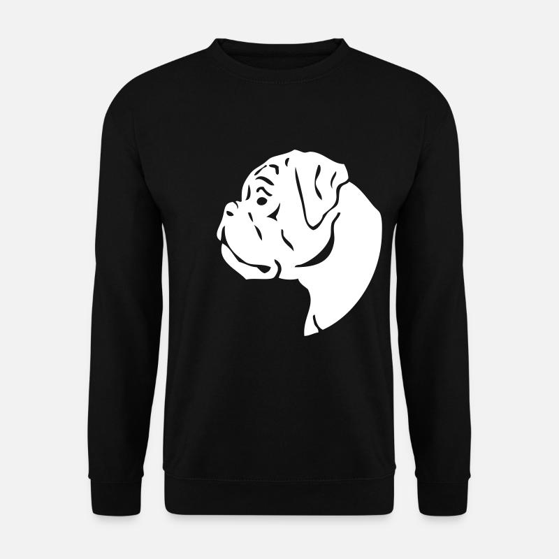 boxer © - www.dog-power.nl - Unisex Pullover - Schwarz