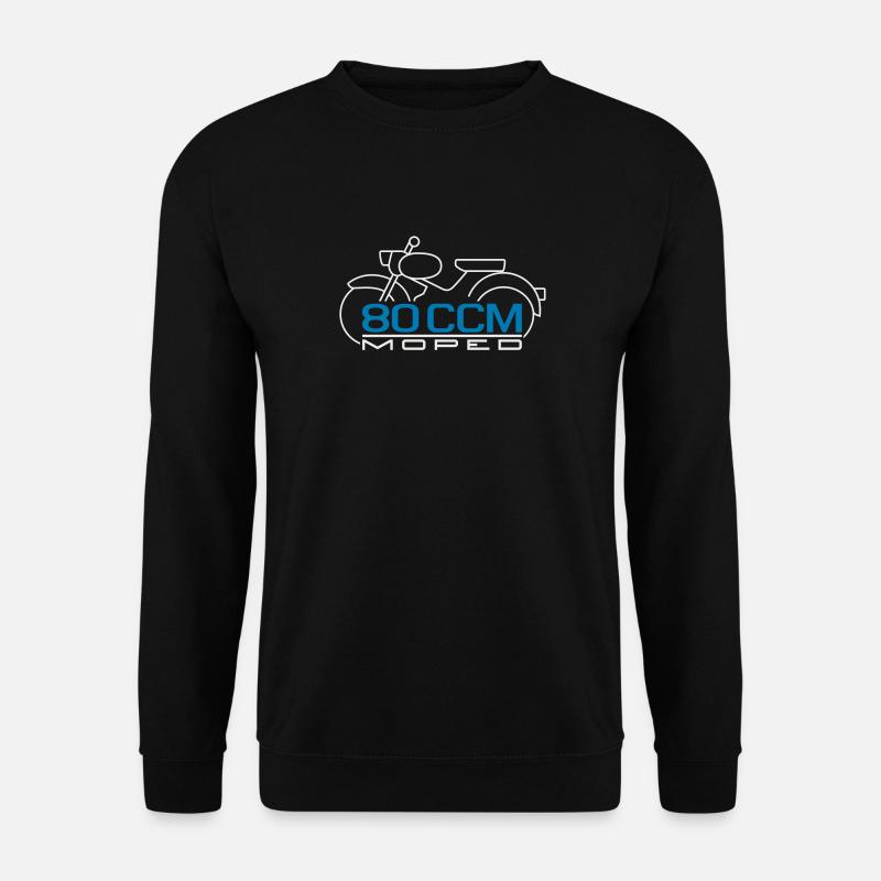 Moped Spatz 80 ccm Emblem - Unisex Pullover - Schwarz
