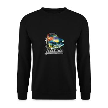 salsa - Sweat-shirt Unisexe - noir - Devant - Alina (178cm) & Michal (187cm)