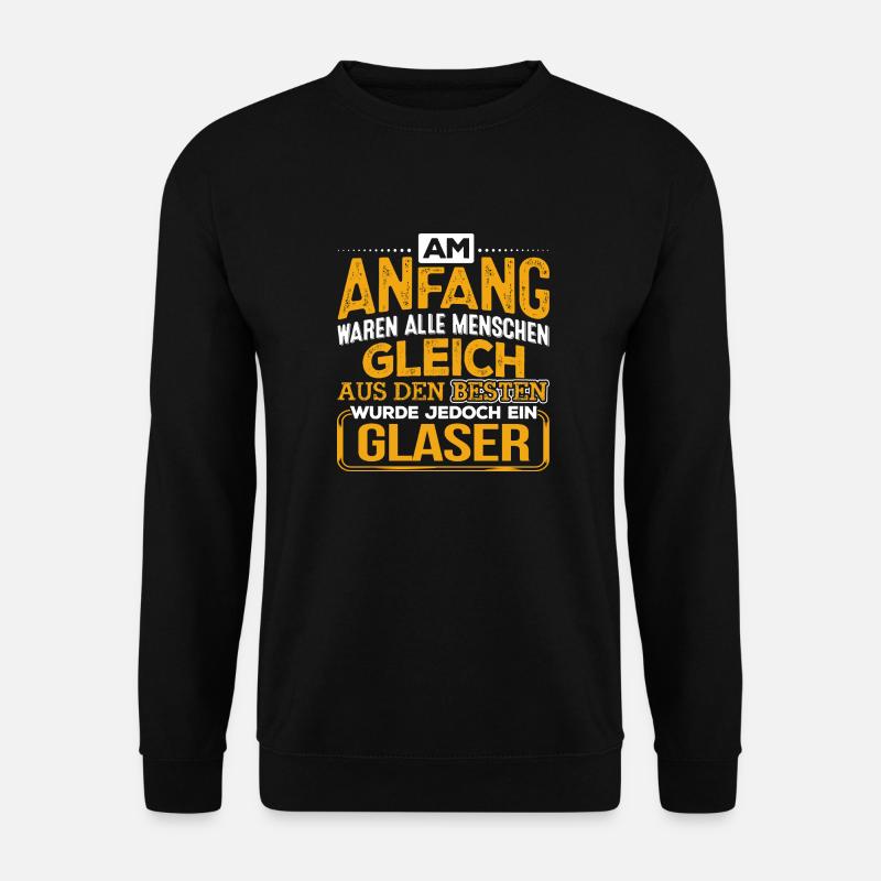 GLASER - Der Beste - Unisex Pullover - Schwarz