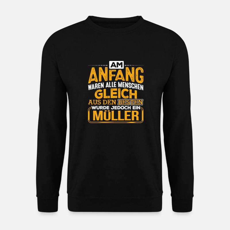 MÜLLER - Der Beste - Unisex Pullover - Schwarz