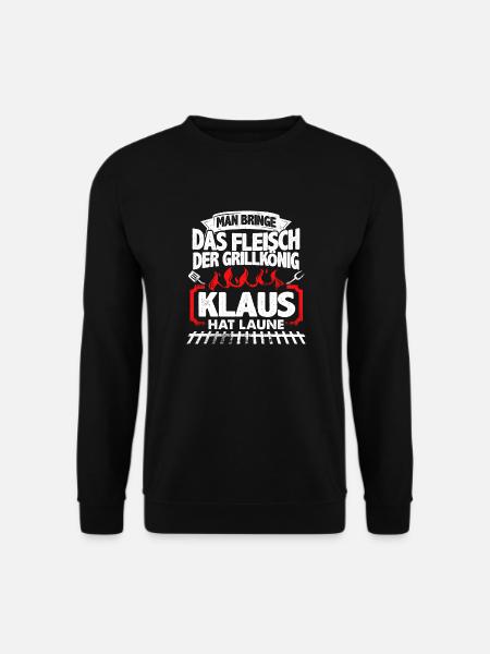 KLAUS - Grill - Unisex Pullover - Schwarz