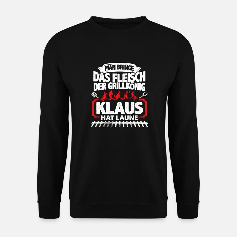 KLAUS - Grill - Unisex Pullover - Schwarz