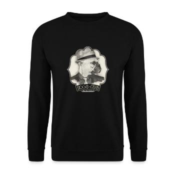 Vintage Dogs Club - Unisex Pullover - Schwarz - Vorne - Alina (178cm) & Michal (187cm)