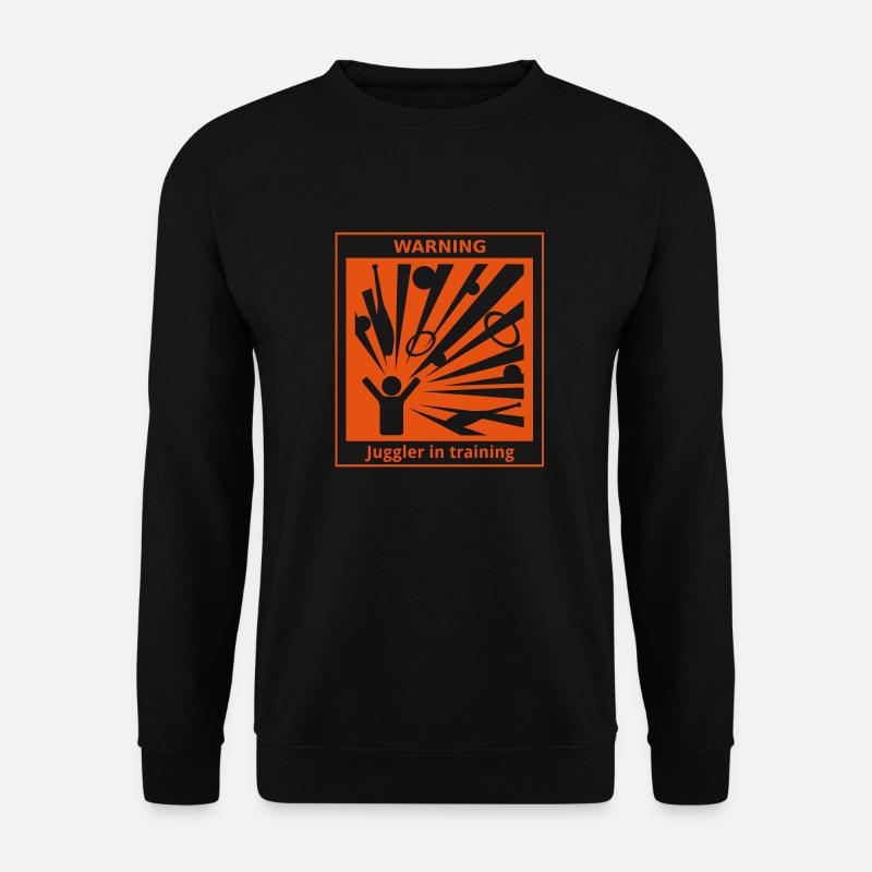 juggling hazard - Unisex Pullover - Schwarz
