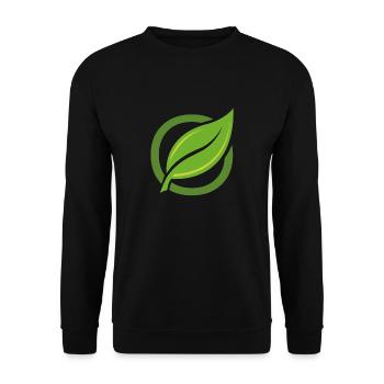 environment - Unisex Sweatshirt - black - Front - Alina (178cm) & Michal (187cm)