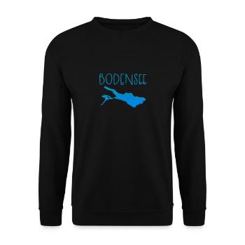 Lac de Constance Lac de Constance Mer Souabe - Sweat-shirt Unisexe - noir - Devant - Alina (178cm) & Michal (187cm)