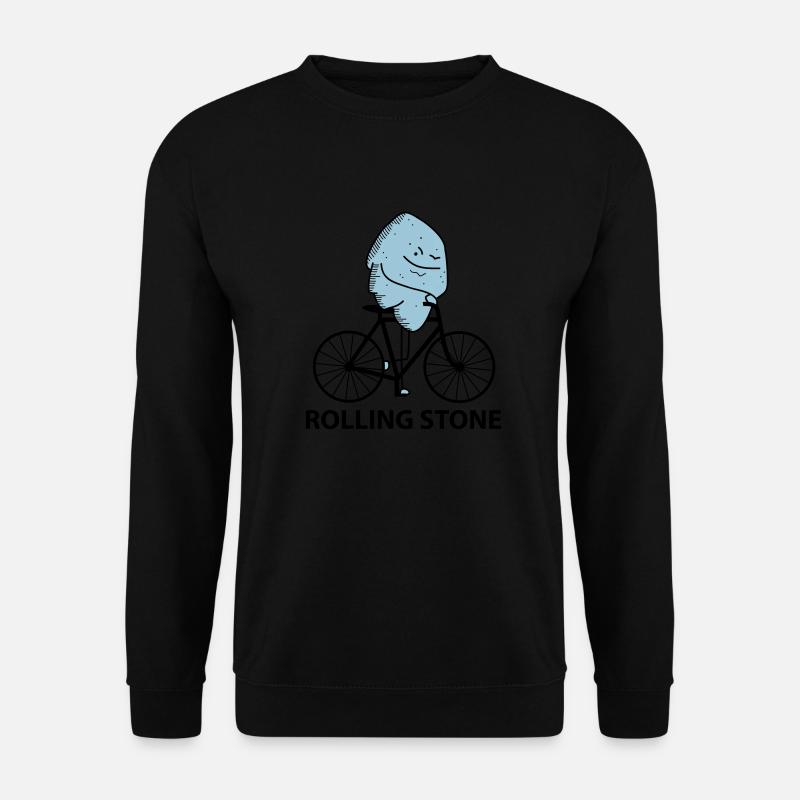 Rolling Stone (b) - Unisex Pullover - Schwarz