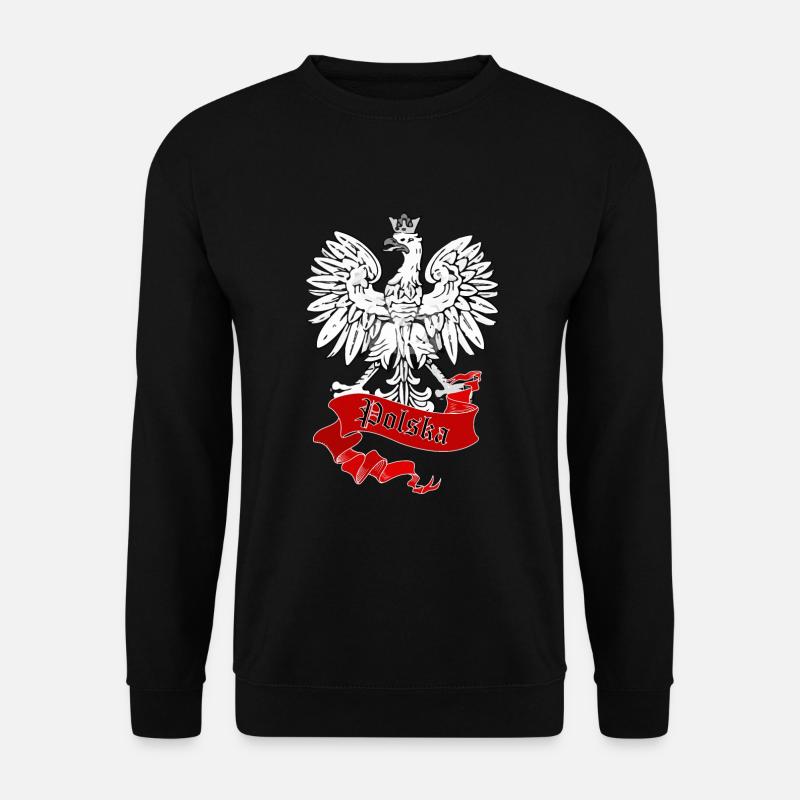 Polska - Unisex Pullover - Schwarz