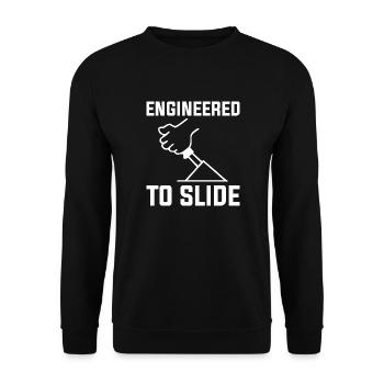 LA CONDUITE CONÇUE POUR GLISSER - Sweat-shirt Unisexe - noir - Devant - Alina (178cm) & Michal (187cm)