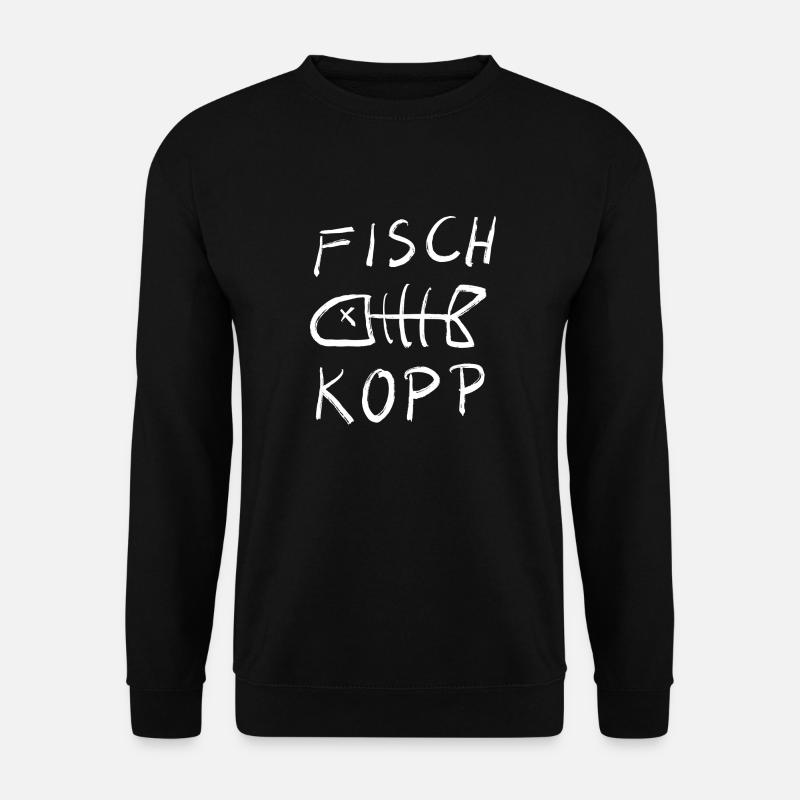 Fischkopp - Unisex Pullover - Schwarz
