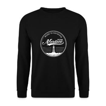North Sea Original - Unisex Sweatshirt - black - Front - Alina (178cm) & Michal (187cm)