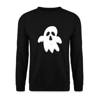 ghost - Unisex Sweatshirt - black - Front - Alina (178cm) & Michal (187cm)