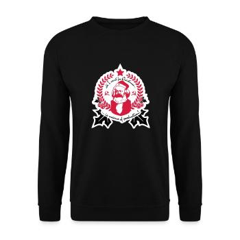 Happy X-Marx - Ugly Christmas Sweater - Sweat-shirt Unisexe - noir - Devant - Alina (178cm) & Michal (187cm)
