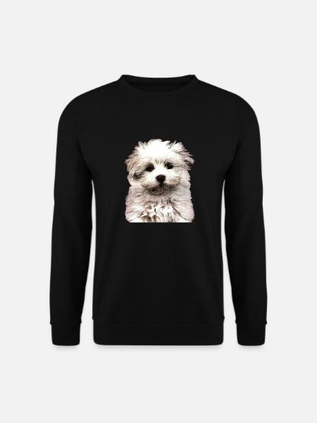 Bichon Maltais - Sweat-shirt Unisexe - noir