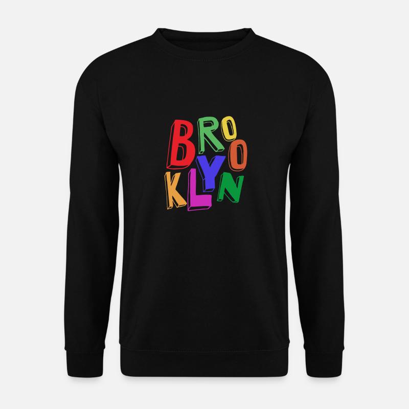 BROOKLYN FARBE - Unisex Pullover - Schwarz