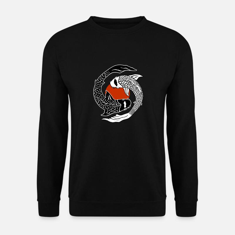 Yin Yang - Kois - Unisex Pullover - Schwarz