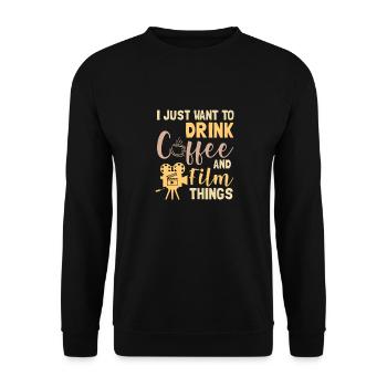 Films Film Études Cadeau - Sweat-shirt Unisexe - noir - Devant - Alina (178cm) & Michal (187cm)