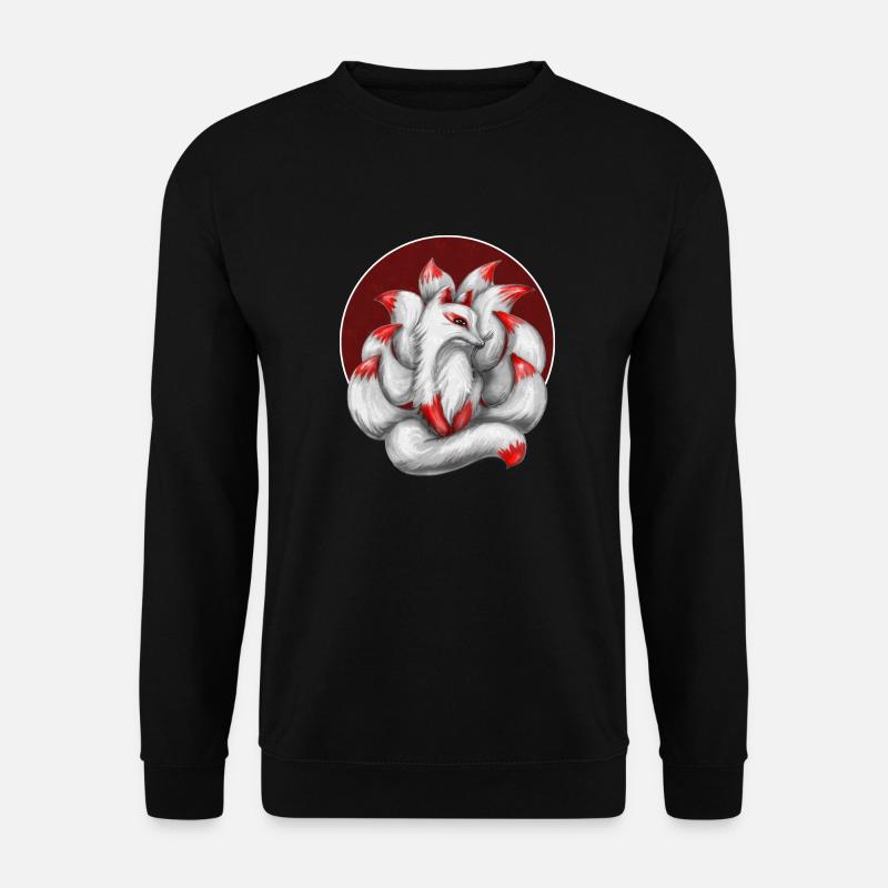 Nine-tailed fox - Unisex Sweatshirt - black