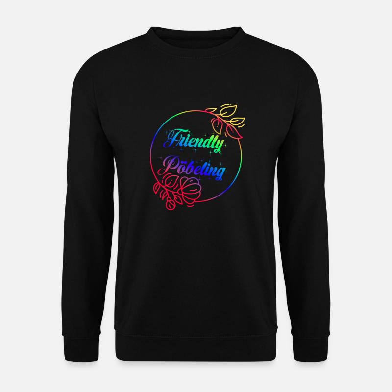 FriendlyPöbeling Rainbow - Unisex Pullover - Schwarz