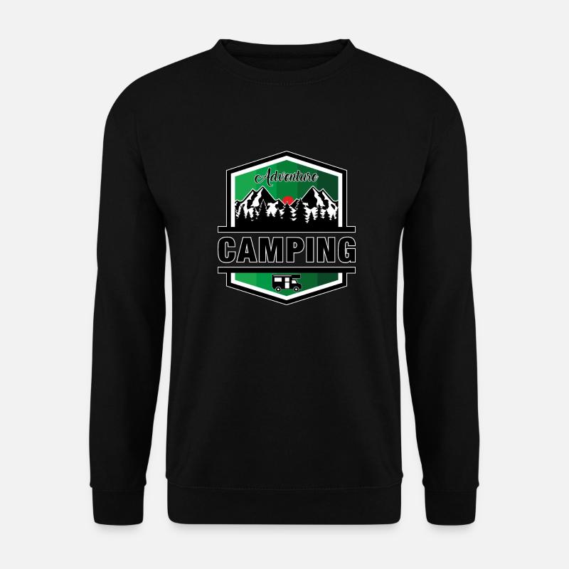 Camping - Unisex Sweatshirt - black