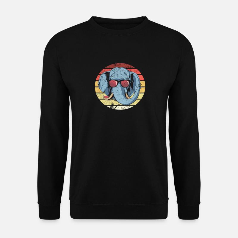 Elefant Afrika - Unisex Pullover - Schwarz